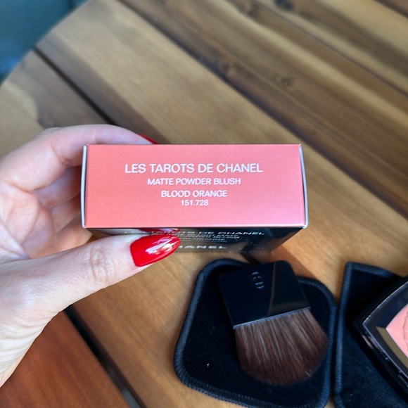NWT Chanel Matte Powder Blush Blood Orange - Picture 3 of 3